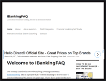 Tablet Screenshot of ibankingfaq.com